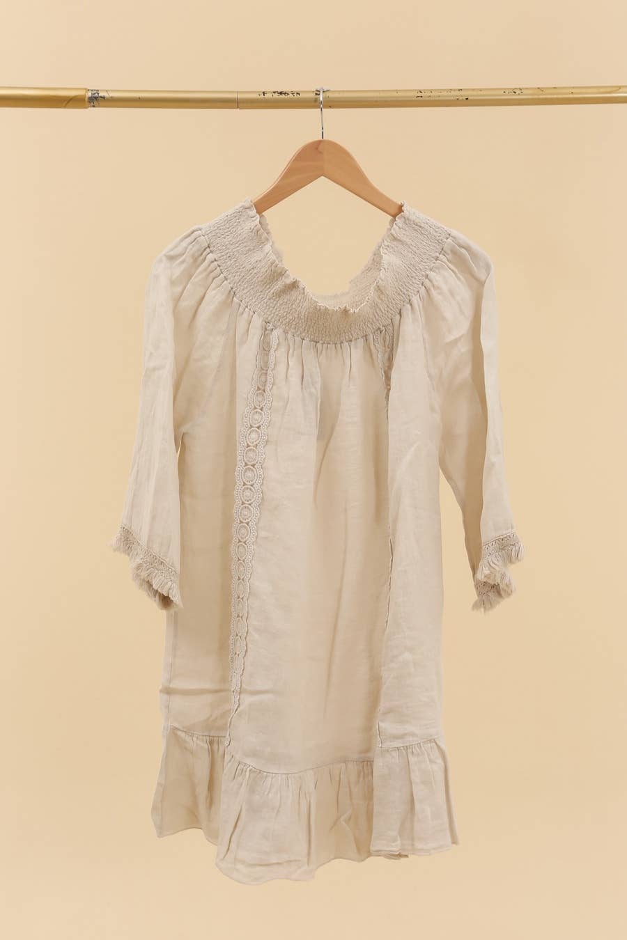 100% Linen Short Dress