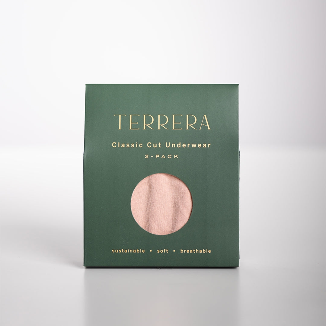 Packaging for the classic cut bamboo underwear.