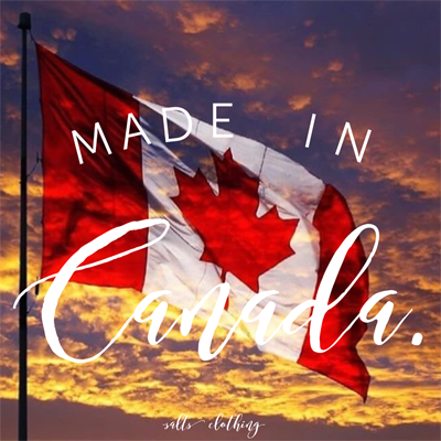 Made in Canada clothing?  5 Reasons to Shop Canadian Made Clothing.