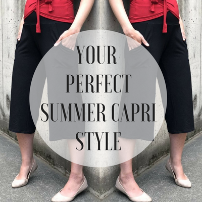 Flowy Bamboo Capris or fitted Bamboo Capri leggings! Let us help you choose.