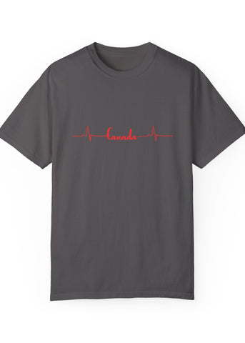 Canadian Heartbeat TShirt - 100% Cotton