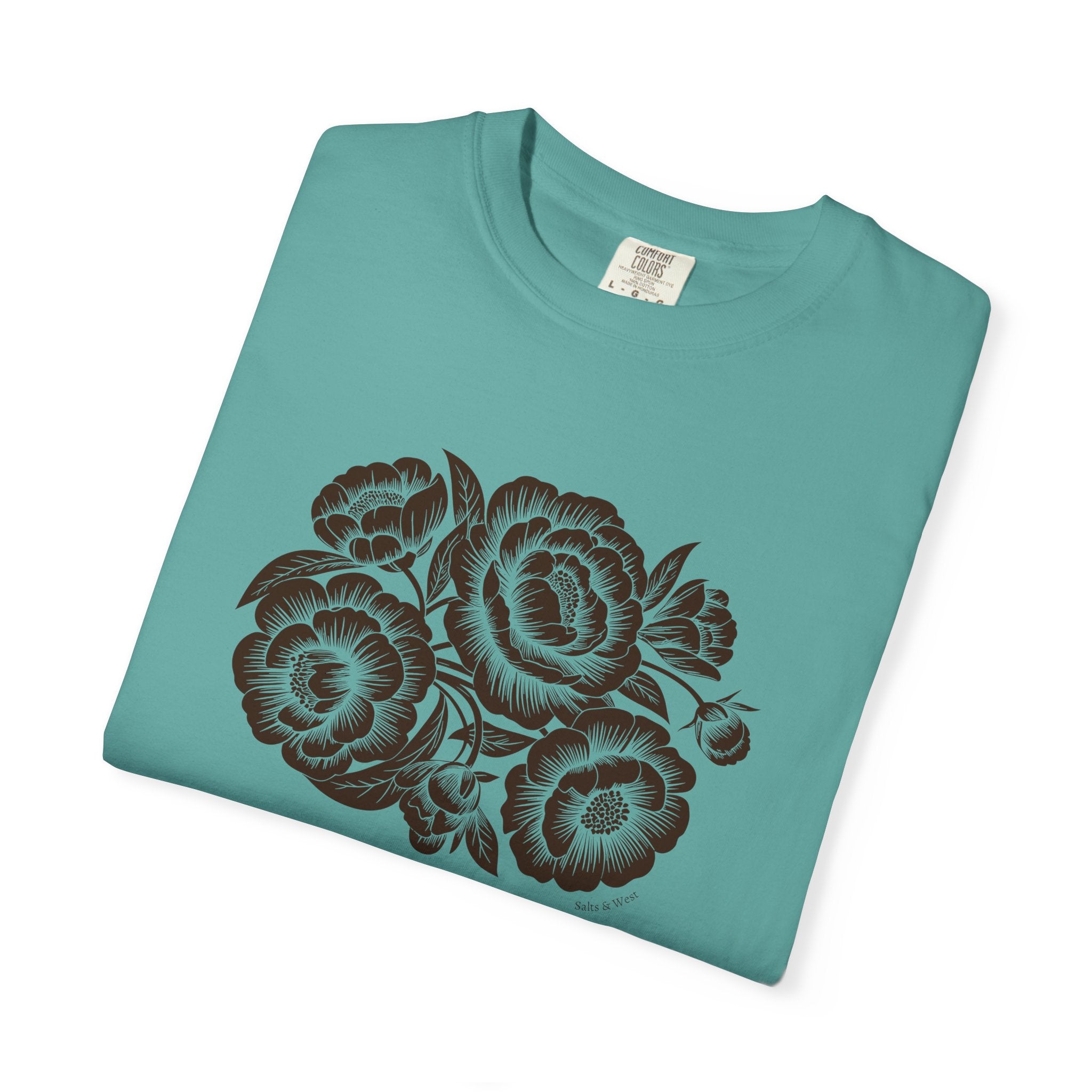 Peonies TShirt - 100% Cotton Unisex