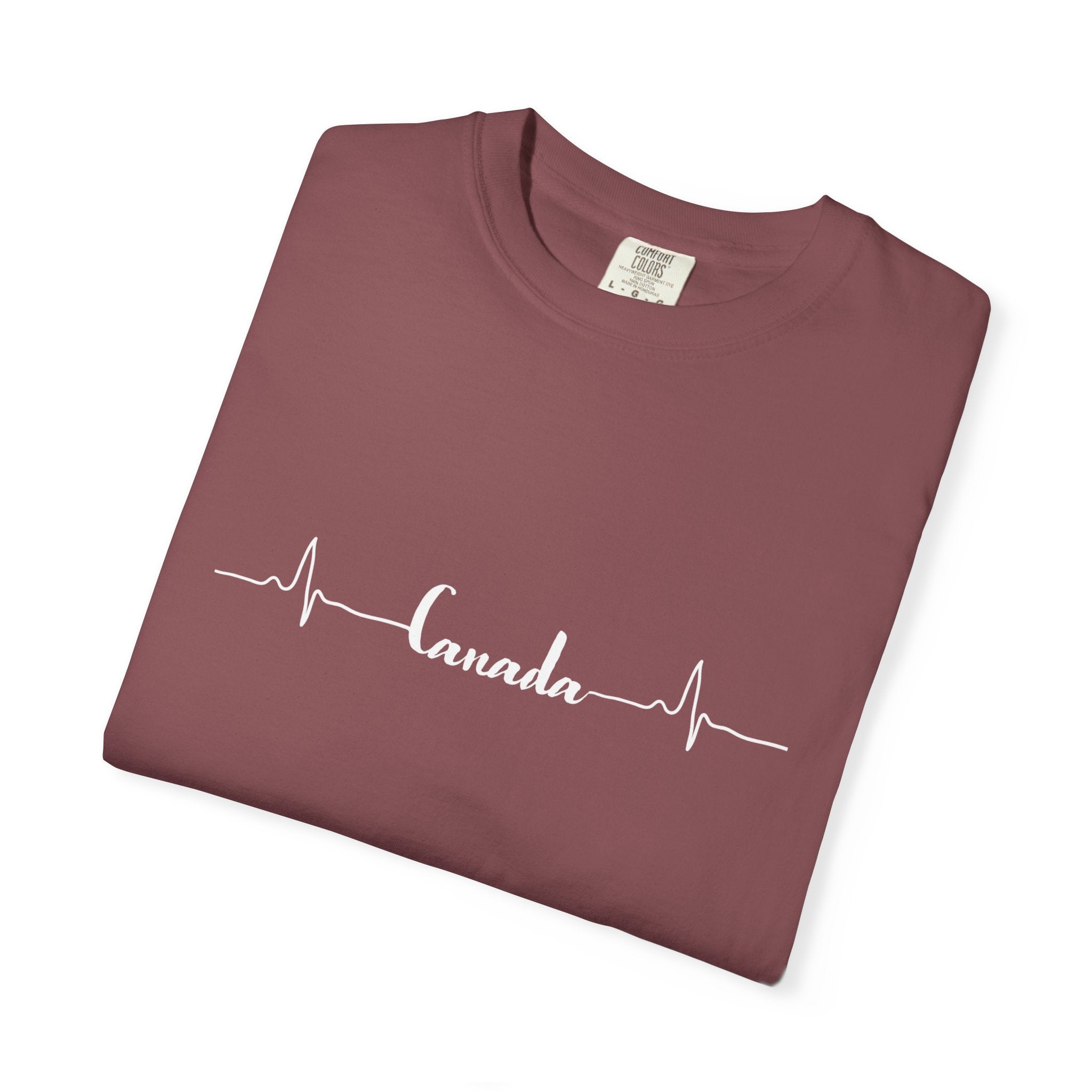Canadian Heartbeat TShirt - 100% Cotton