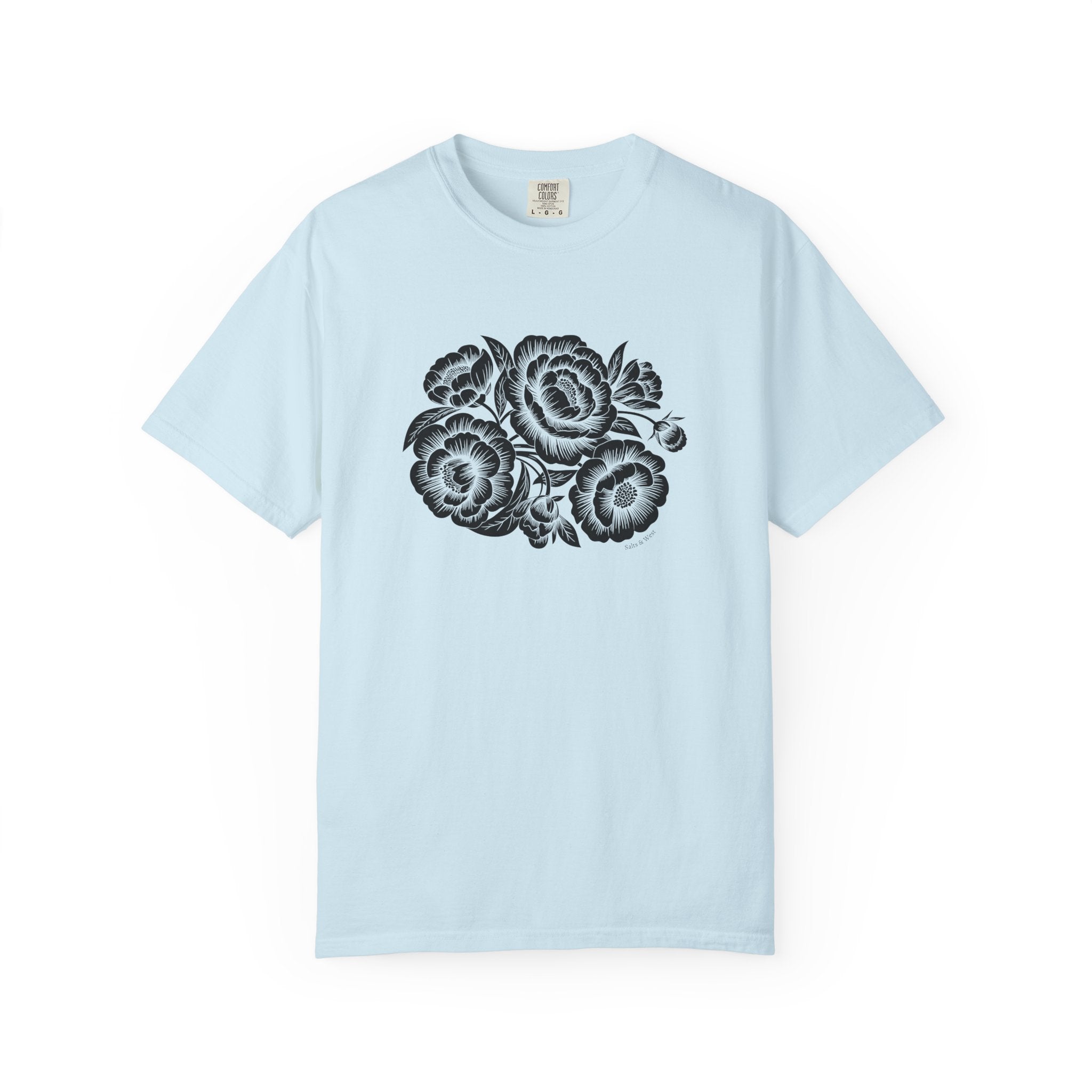 Peonies TShirt - 100% Cotton Unisex