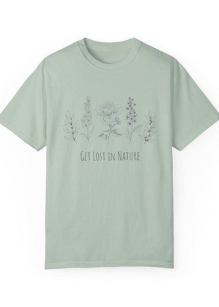 Get Lost in Nature Vintage Cotton Tshirt - 100% Cotton