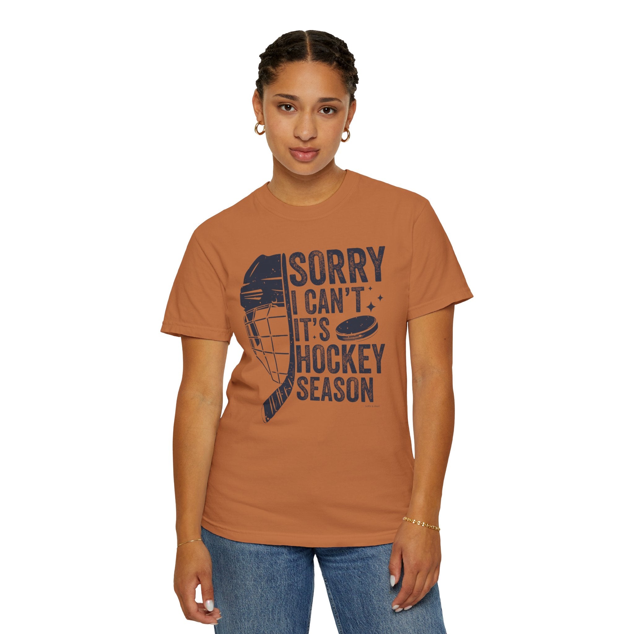 Sorry Hockey Season TShirt - 100% Cotton Unisex