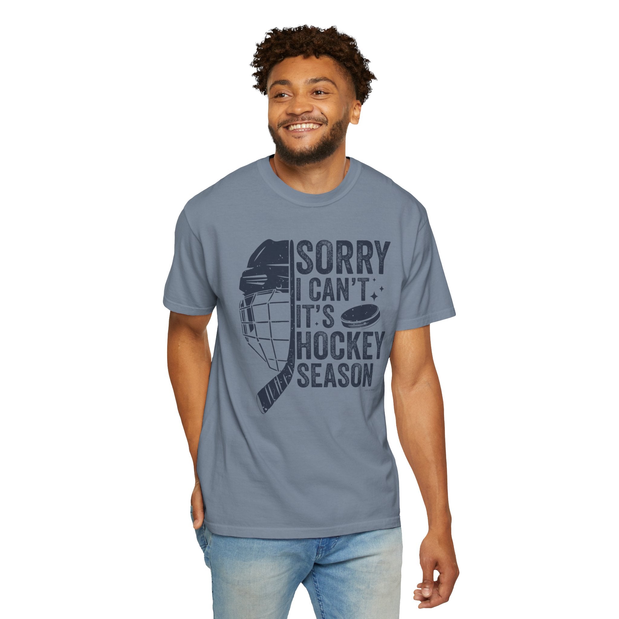 Sorry Hockey Season TShirt - 100% Cotton Unisex