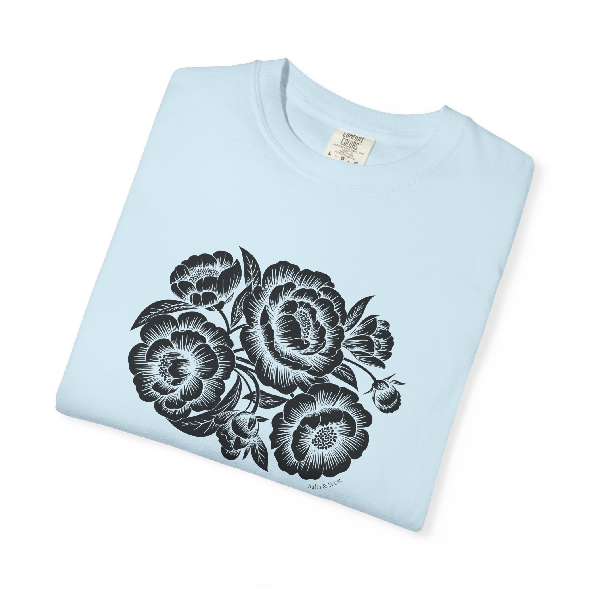 Peonies TShirt - 100% Cotton Unisex