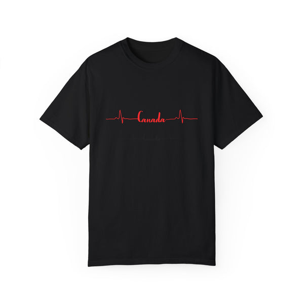 Canadian Heartbeat TShirt - 100% Cotton