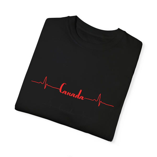 Canadian Heartbeat TShirt - 100% Cotton