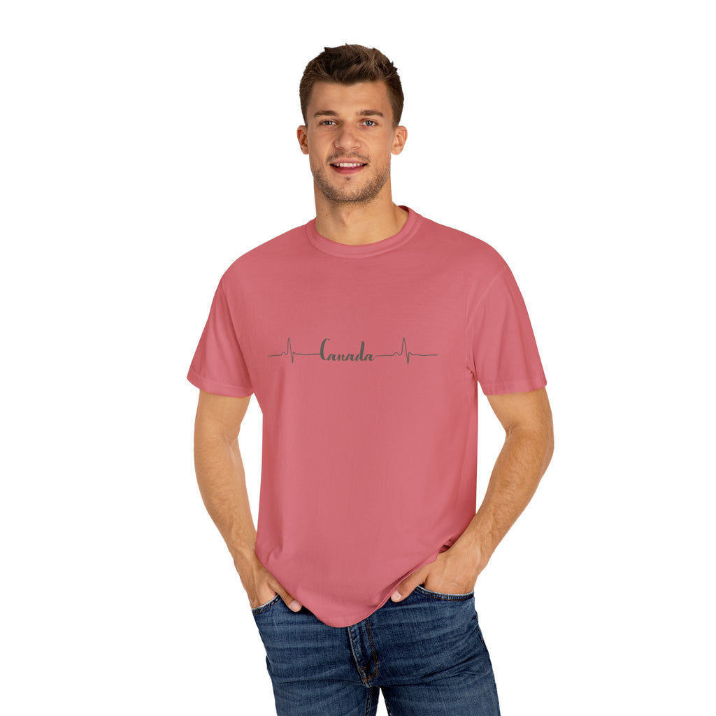 Canadian Heartbeat TShirt - 100% Cotton