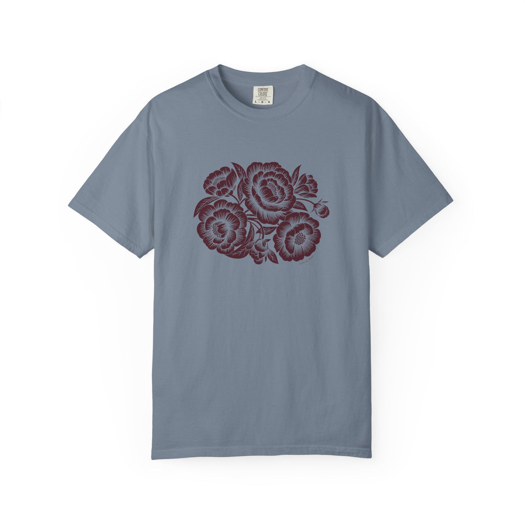 Peonies TShirt - 100% Cotton Unisex