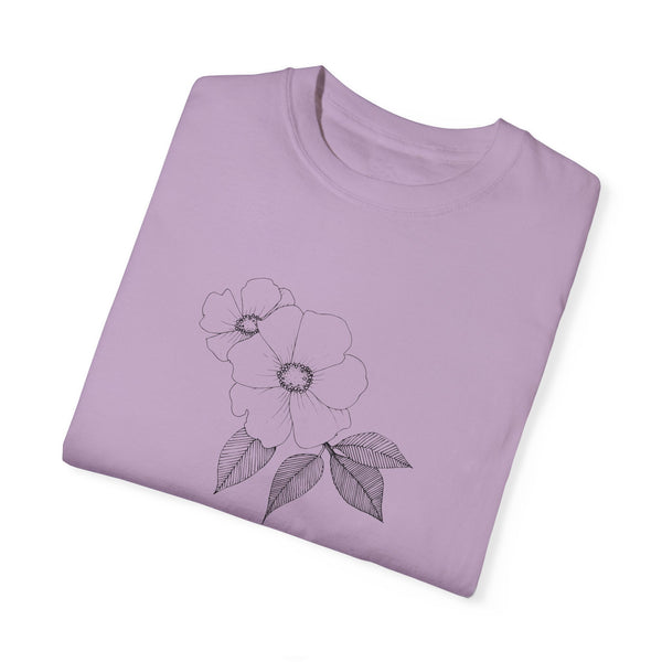 Wild Rose TShirt -  Printed 100% Cotton