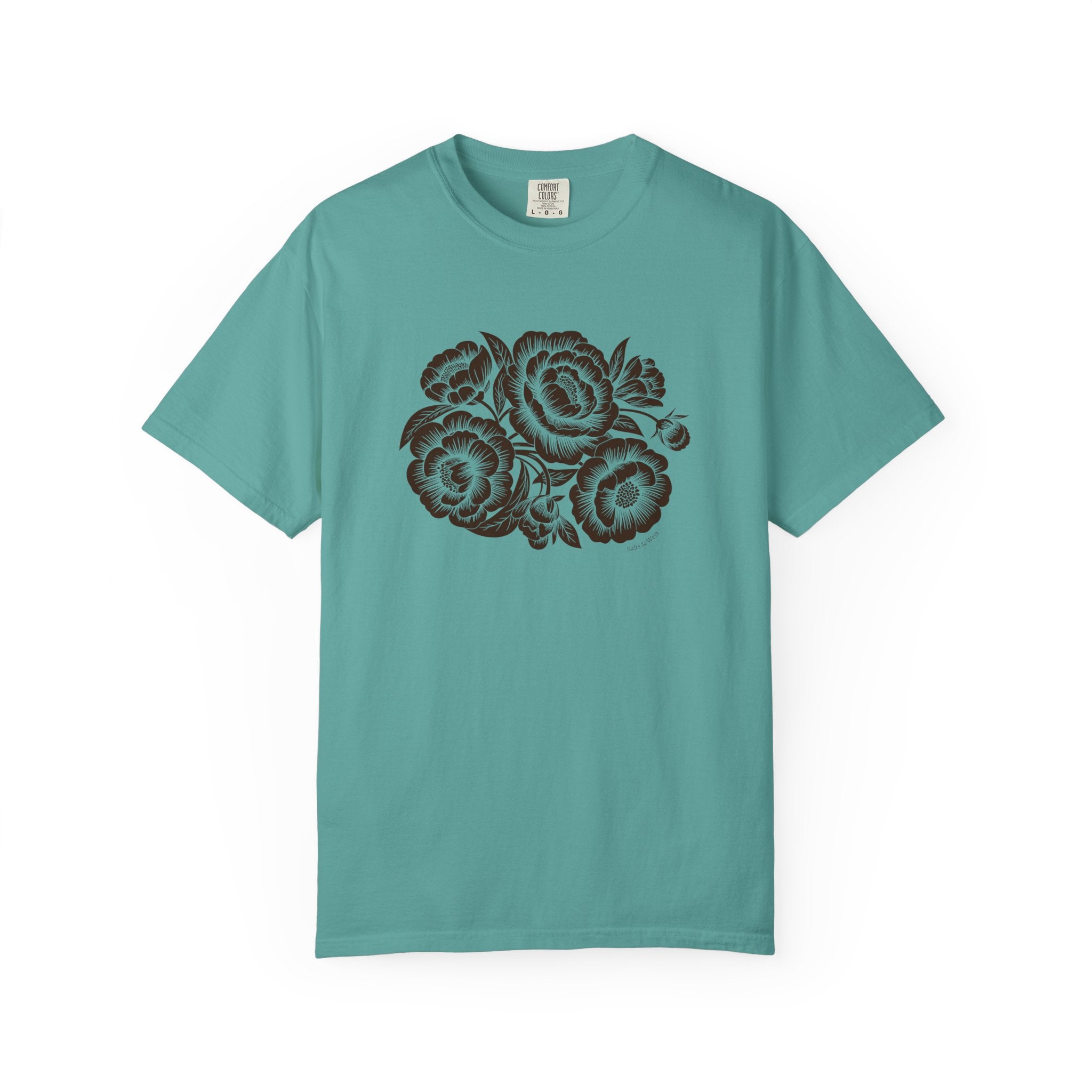 Peonies TShirt - 100% Cotton Unisex