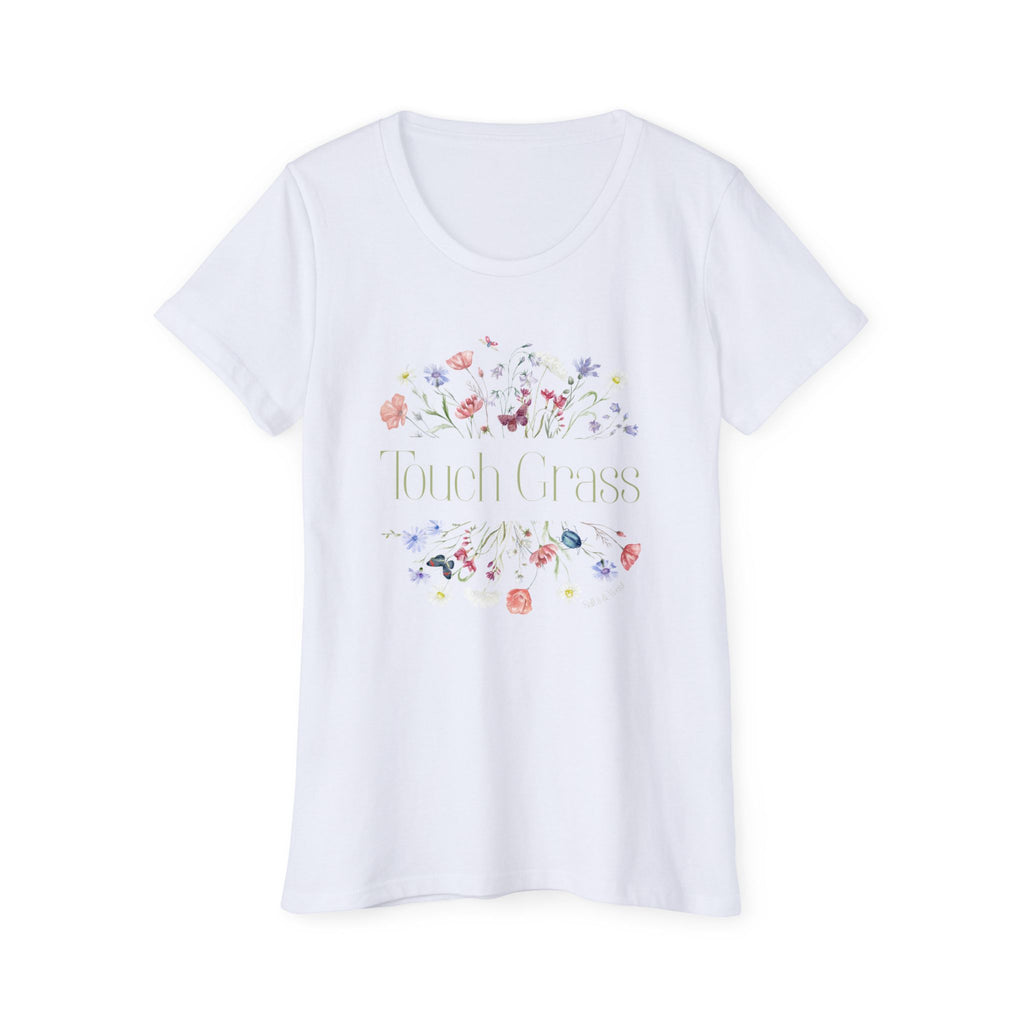 Touch Grass Womens Organic T Shirt