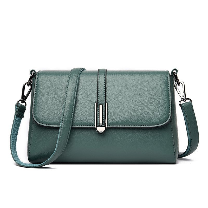 Casual PU Microfiber Leather Single Shoulder Crossbody Bag