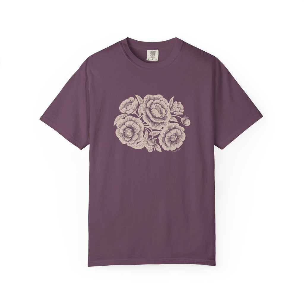 Peonies TShirt - 100% Cotton Unisex