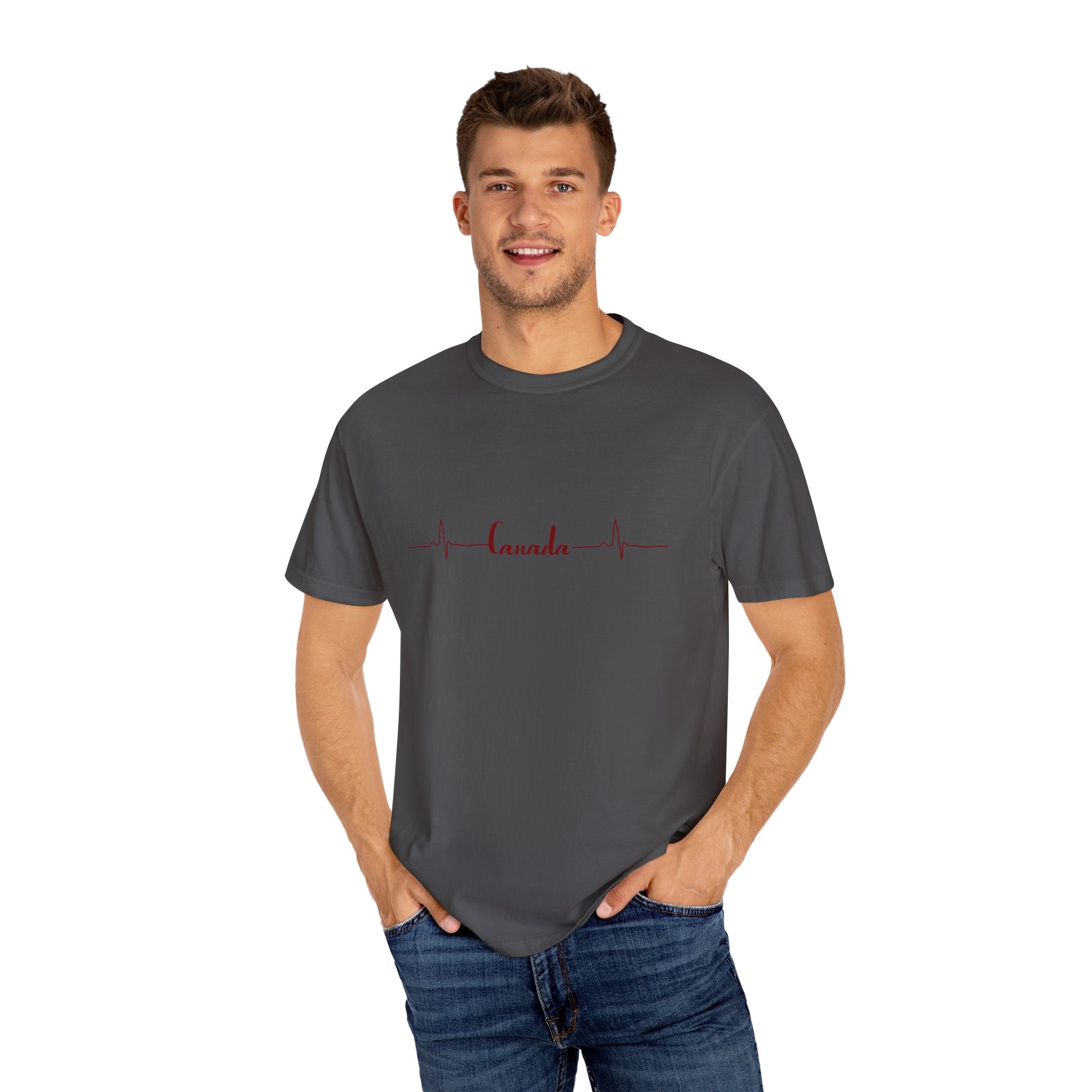 Canadian Heartbeat TShirt - 100% Cotton
