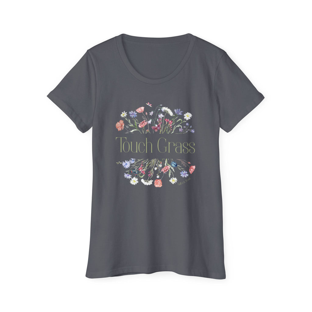 Touch Grass Womens Organic T Shirt