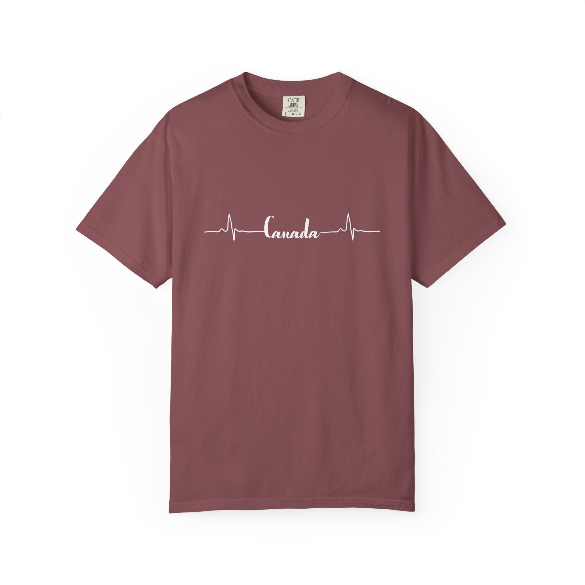 Canadian Heartbeat TShirt - 100% Cotton