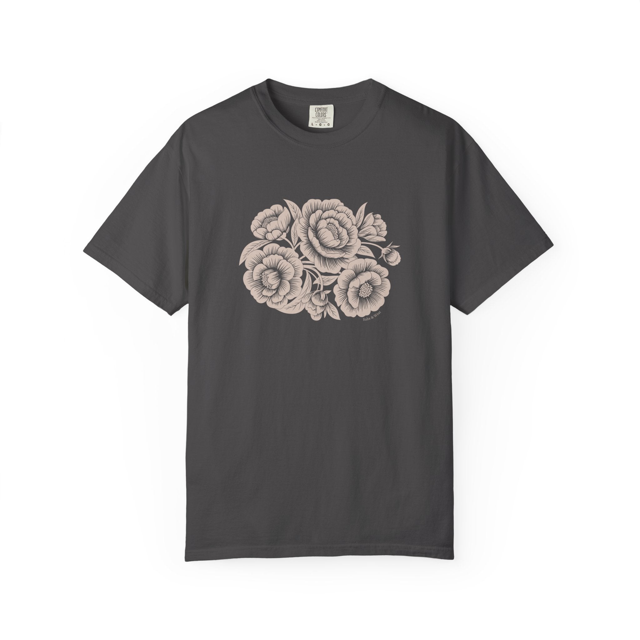 Peonies TShirt - 100% Cotton Unisex