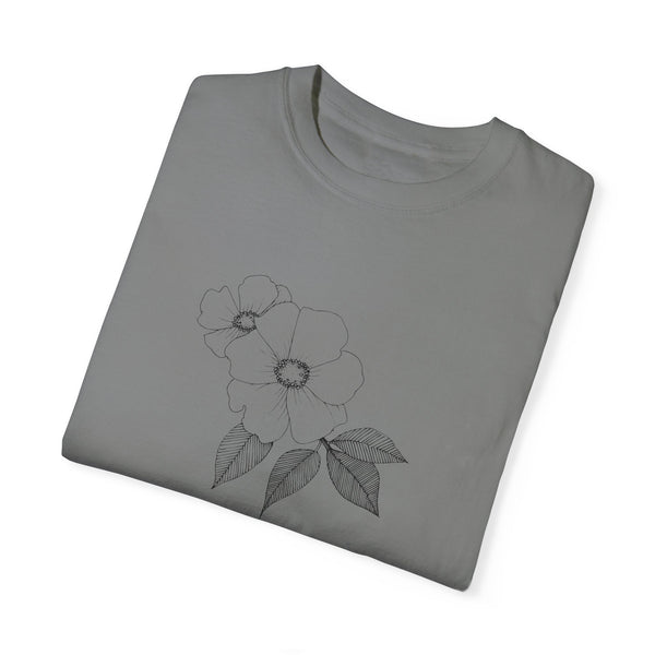 Wild Rose TShirt -  Printed 100% Cotton