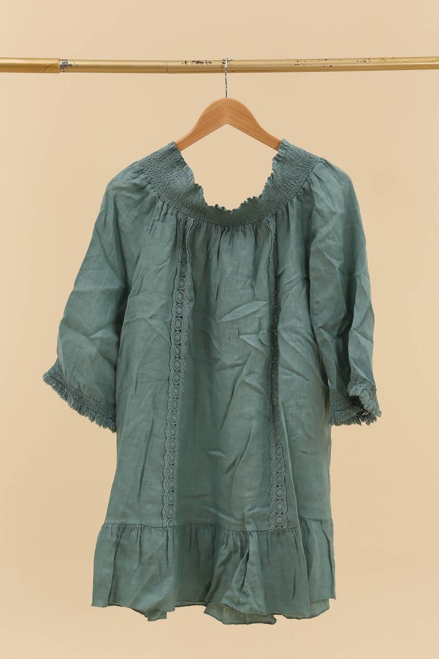 100% Linen Short Dress