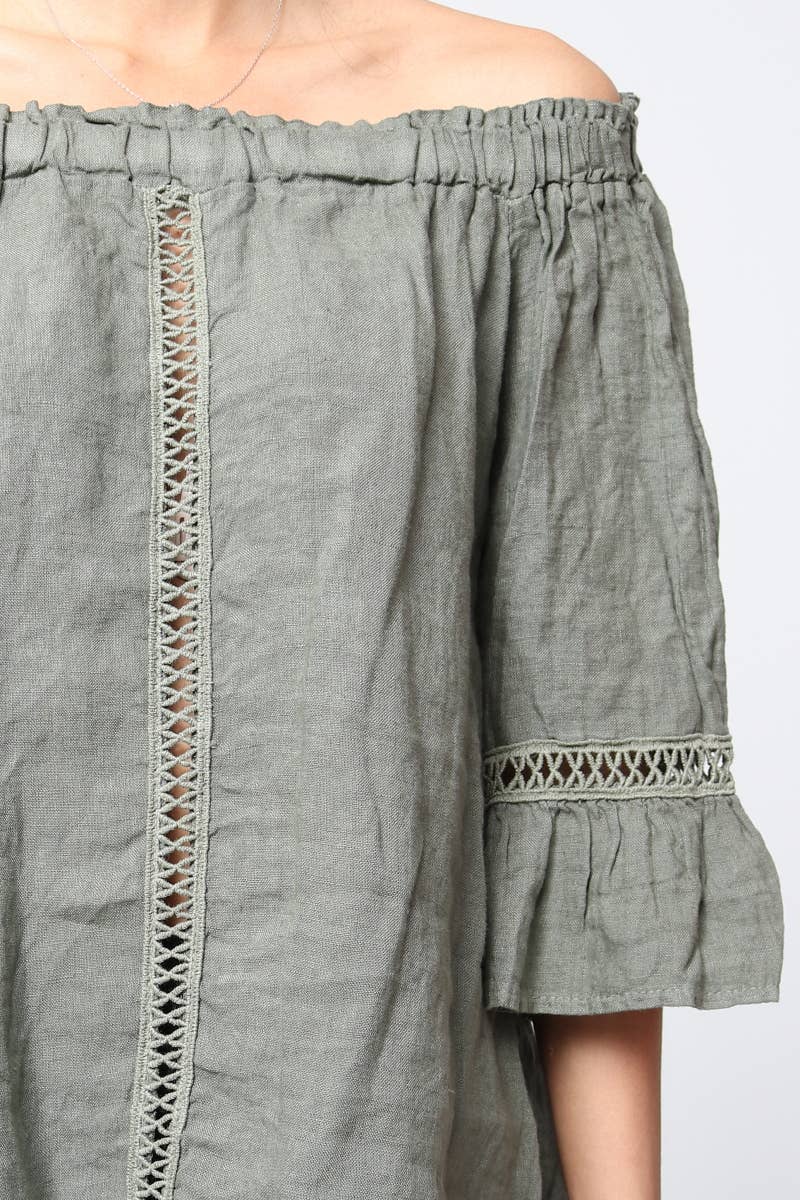100% Linen Blouse