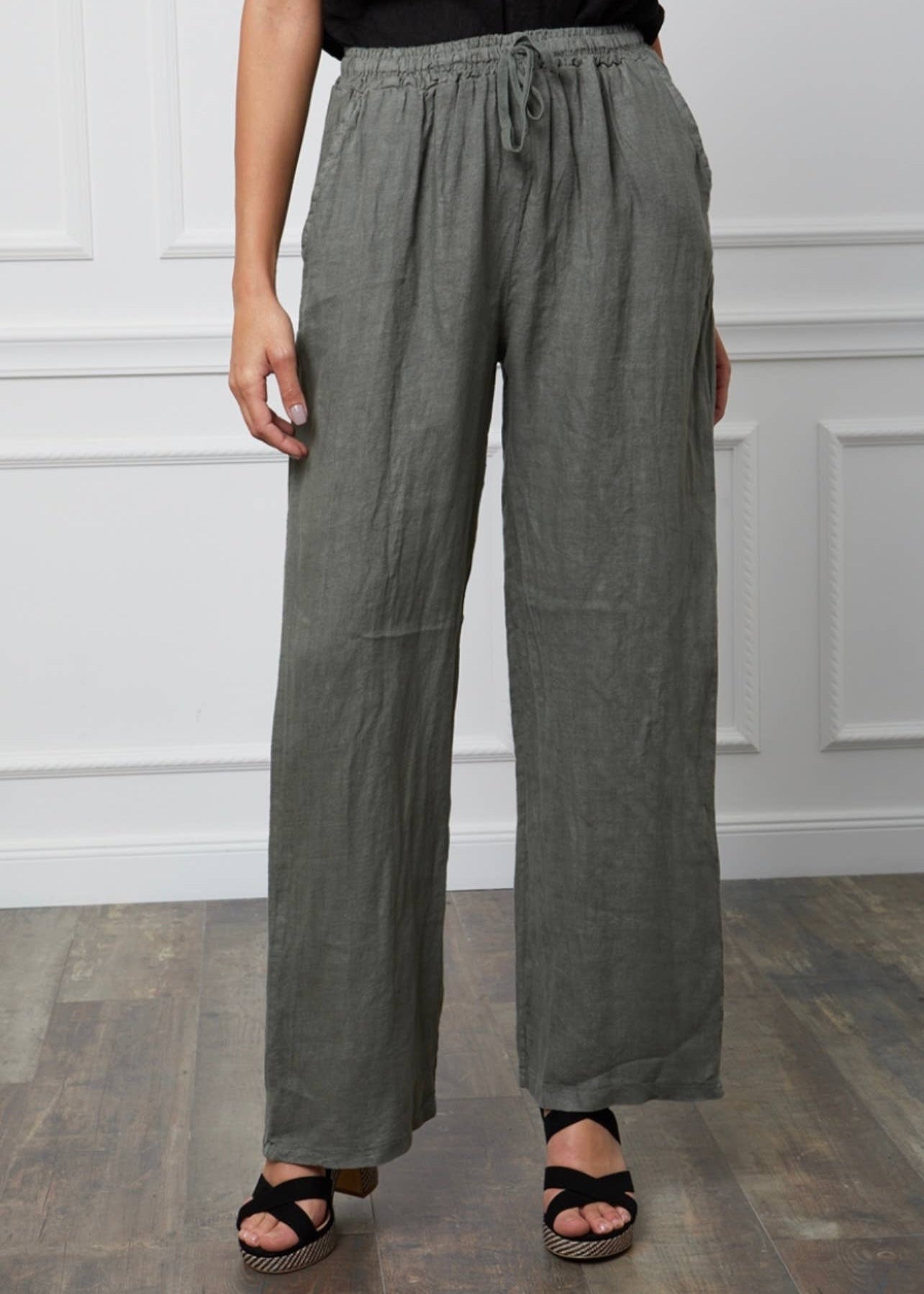 100% linen from flax pants - pure linen clothing