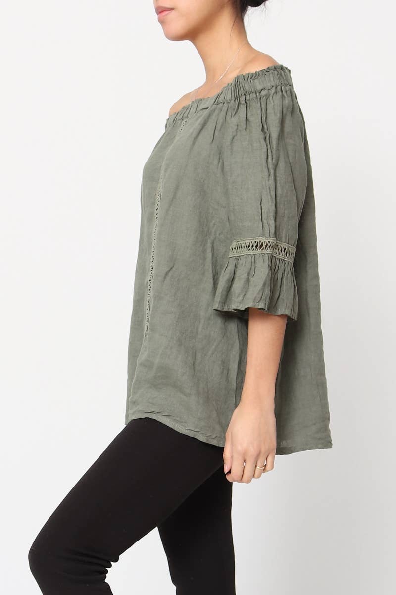100% Linen Blouse