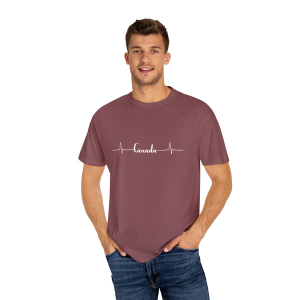 Canadian Heartbeat TShirt - 100% Cotton