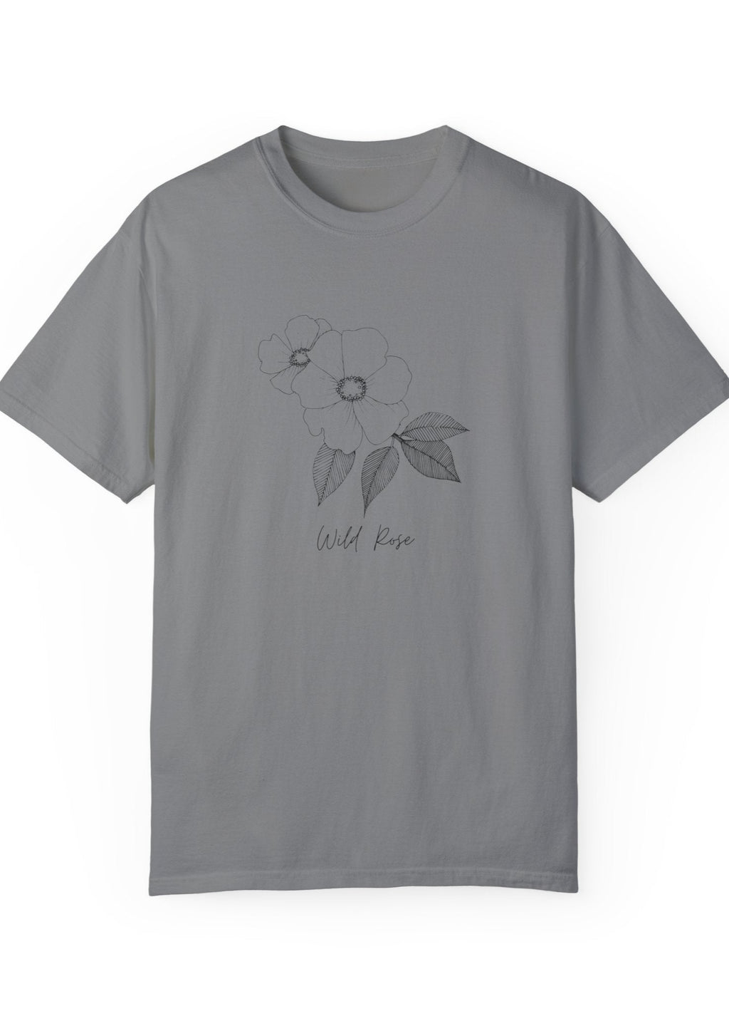 Wild Rose TShirt -  Printed 100% Cotton