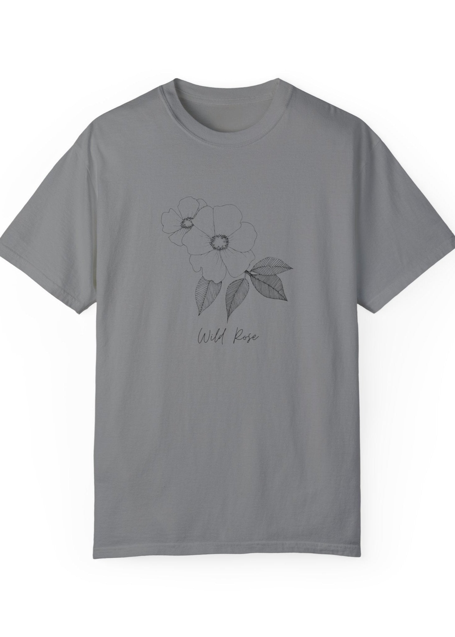 Wild Rose TShirt -  Printed 100% Cotton
