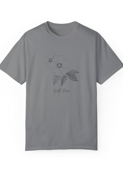 Wild Rose TShirt -  Printed 100% Cotton