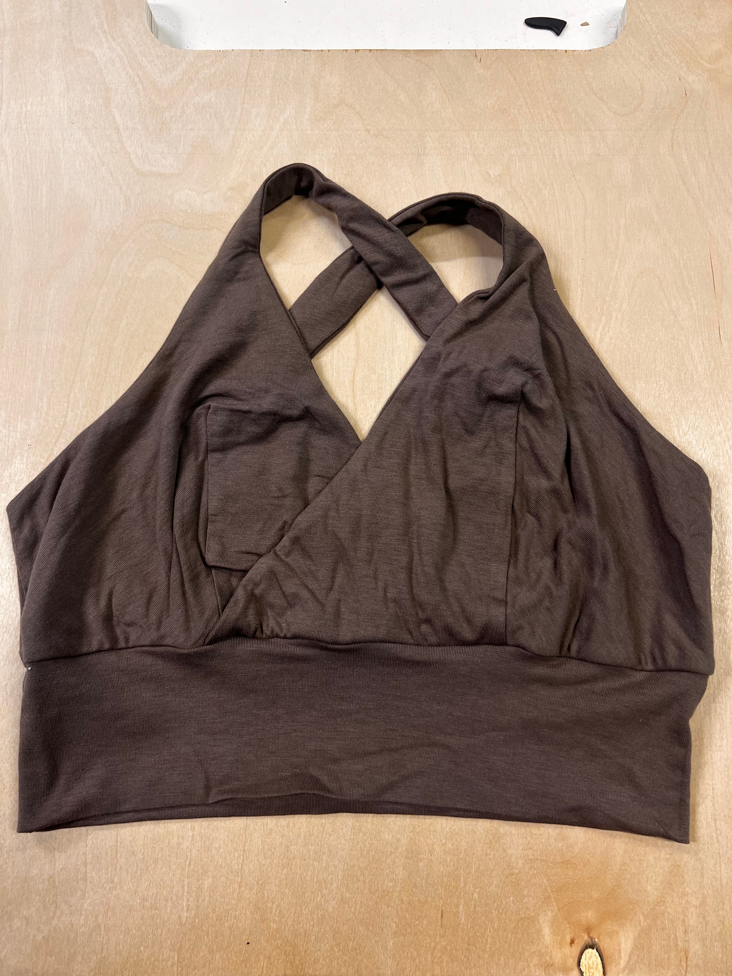 Crossed Strap Bamboo Bra - Medium Light support