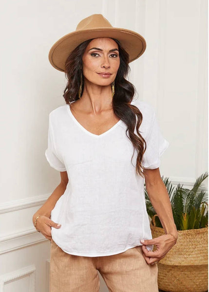 Linen Clothing top - 100% linen Clothing