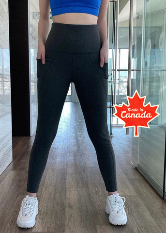 Bamboo fleece legging - made in Canada Clothing