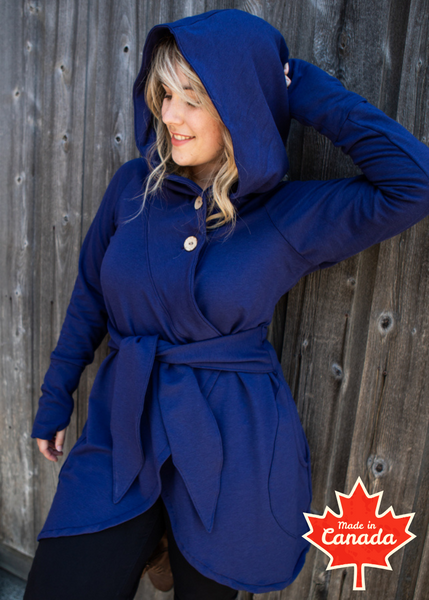 West Wrap Bamboo Fleece Coat