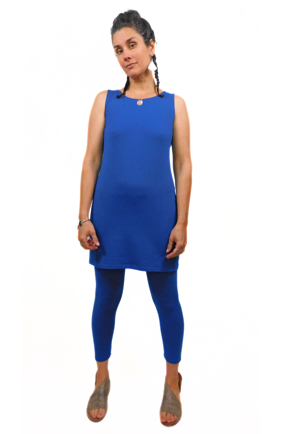 Capri Bamboo Leggings - Cobalt Blue