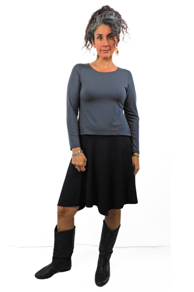 Long Sleeve Scoop Neck T-Shirt