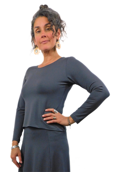 Long Sleeve Scoop Neck T-Shirt
