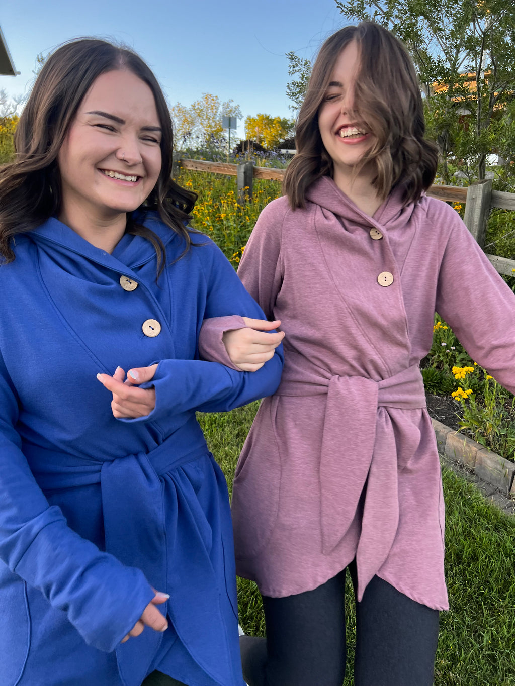 West Wrap Bamboo Fleece Coat