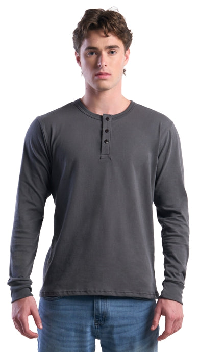 100% Organic Cotton Henley - Unisex
