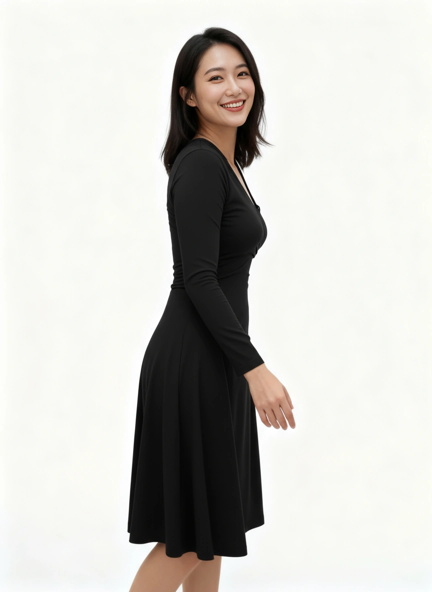 TENCEL Clothing Wrap Dress