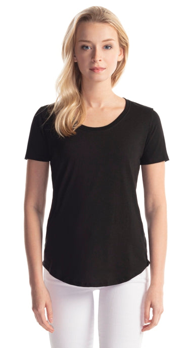 Women's Relaxed Fit bamboo T-shirt - Scoop Bottom