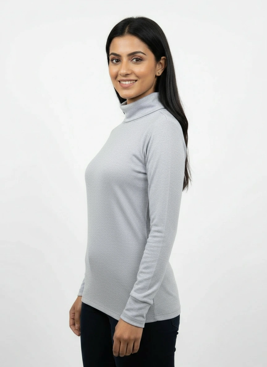 Turtleneck TENCEL™ Merino Wool Sweater
