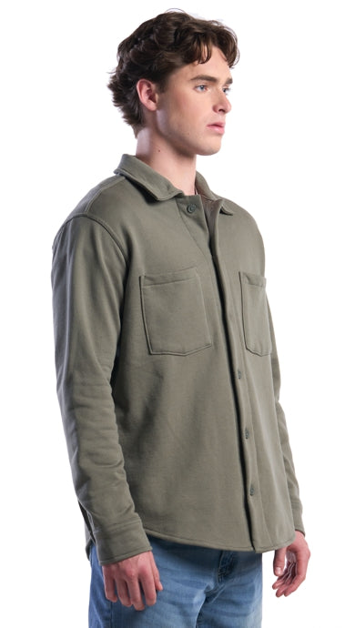100% Organic Cotton Fleece Over Shirt
