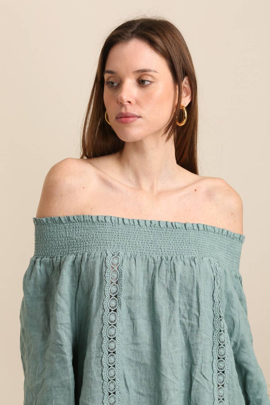 100% Linen Short Dress