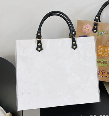 DIY Paper Bag Hand-painted Calligraphy Material Kit Large-capacity Handbag