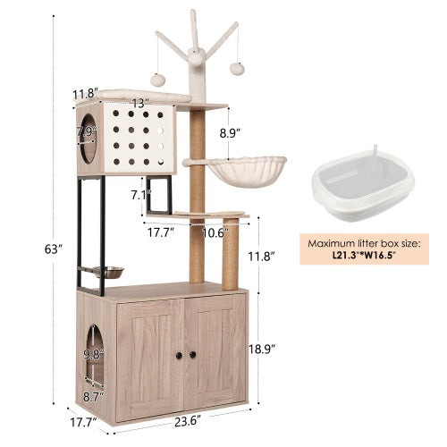 Cat Tree Tower for Indoor Cat